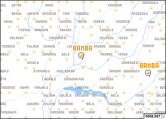 map of Bamba