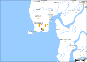 map of Bamba