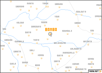 map of Bamba