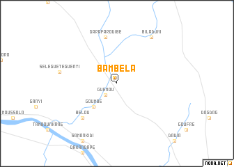 map of Bambéla