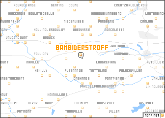 map of Bambiderstroff