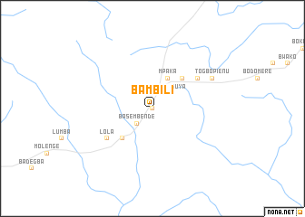 map of Bambili