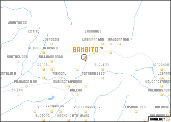 map of Bambito