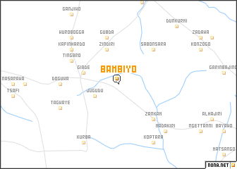 map of Bambiyo