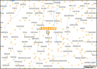 map of Bambodu