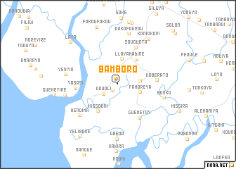 map of Bamboro