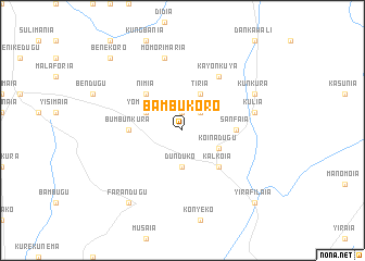 map of Bambukoro