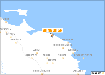 map of Bamburgh