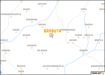 map of Bambuya