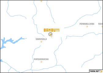 map of Bambuyi