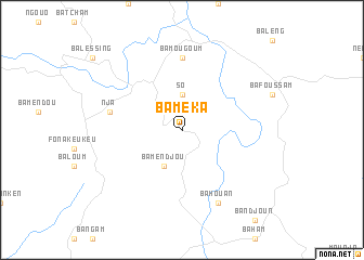 map of Bameka