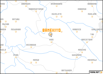 map of Bamekiyo