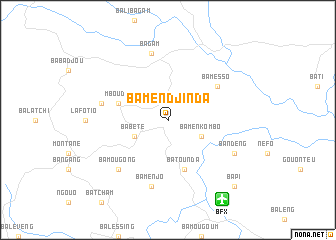 map of Bamendjinda