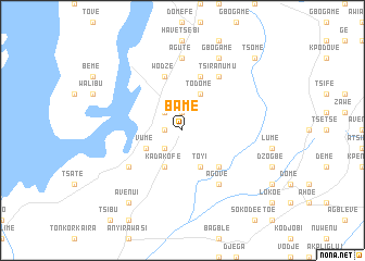 map of Bame