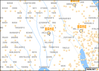 map of Bame