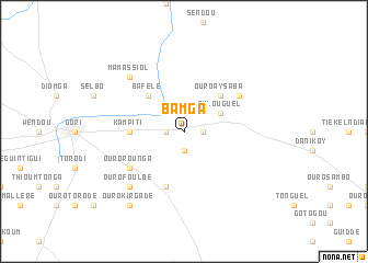 Bamga (Burkina Faso) map - nona.net