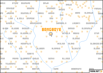 map of Bamgboye