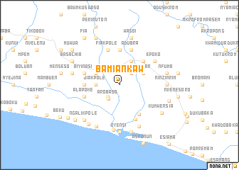 map of Bamiankaw