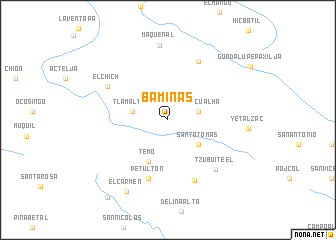 map of Baminas