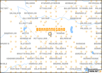 map of Bammannegama