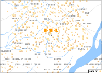 map of Bamnāl