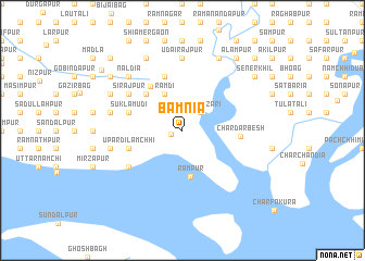 map of Bāmnia