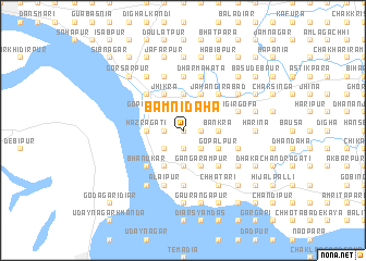 map of Bāmnidaha