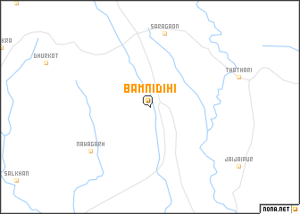 map of Bamnīdīhi
