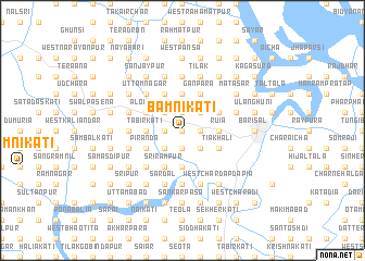 map of Bāmnikāti