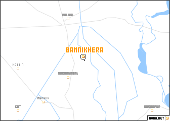 map of Bāmnikhera