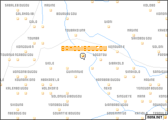 map of Bamodibougou