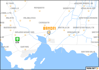map of Bámori