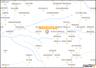 map of Bamoundo