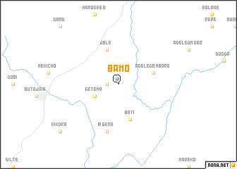 map of Bamo