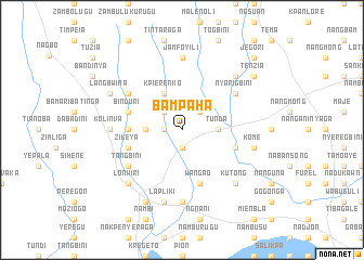 map of Bampaha