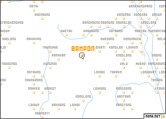 map of Bampon