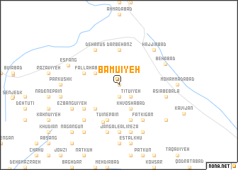 map of Bamūʼīyeh