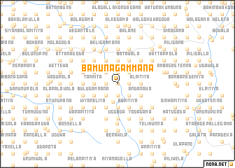 map of Bamunagammana