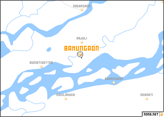 map of Bamungaon