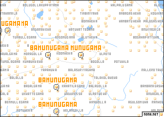 map of Bamunugama