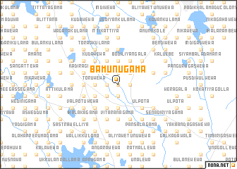 map of Bamunugama