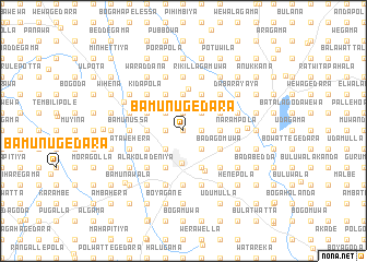 map of Bamunugedara