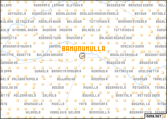 map of Bamunumulla