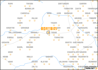 map of Bam Ybiri