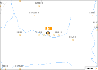 map of Bam