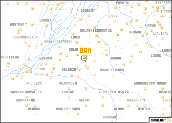 map of Bām