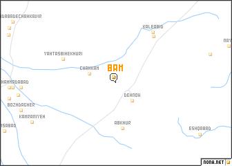 map of Bam