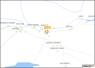 map of Bam