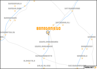 map of Bana Daniédo