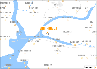 map of Banadeli